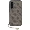 Guess 4G Charm Back Cover voor Samsung Galaxy A57 5G - bruin