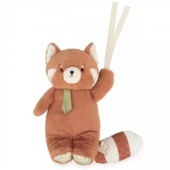 Kaloo Petit Songe rode panda muziekknuffel 20 cm cadeauverpakking