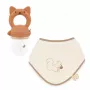 Kaloo baby cadeauset fruitbijtring + slabbetje Grignoti de eekhoorn