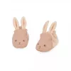 Kaloo 3-in-1 baby cadeauset konijn (knuffeldoekje + bijtring + booties) perzik Lapinoo