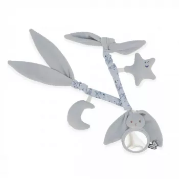 Kaloo Lapinoo Blue Rabbit kinderwagen activiteitenketting