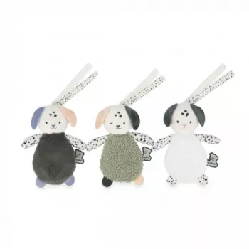 Kaloo Stimuli Puppies sensorische doudou-set - 3 delen