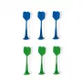Janod magnetische dartset 6 stuks (groen en blauw)
