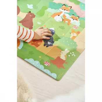 Janod Sensorische voelpuzzel Bos 20 stukjes 2+