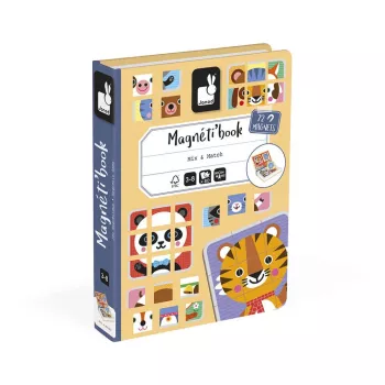Janod Magnetibook Puzzel Animals magnetisch puzzelboek