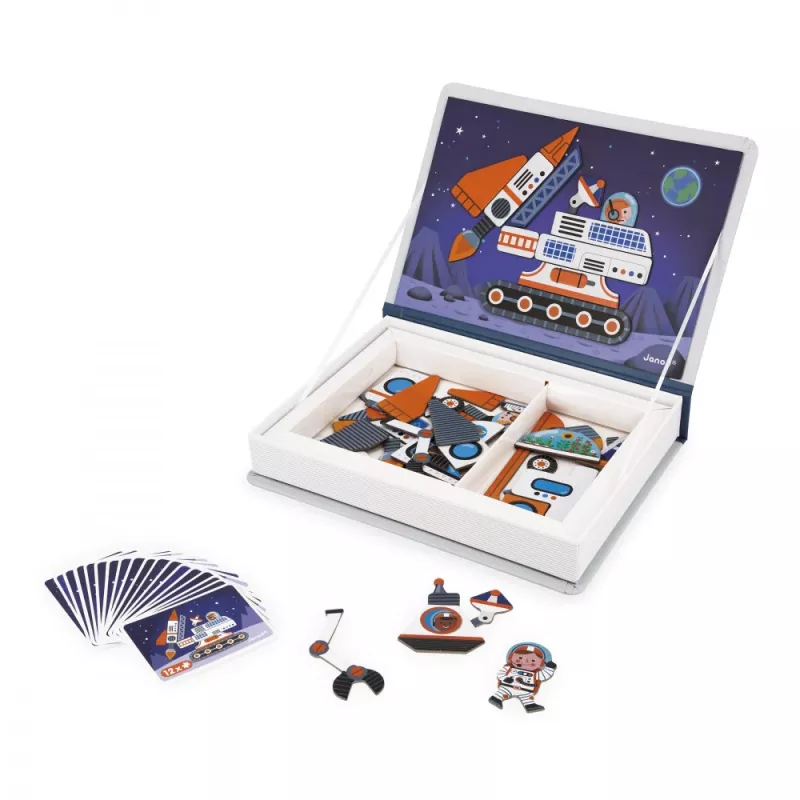 Janod Magnetibook Kosmos magnetisch leerspel - ruimtethema