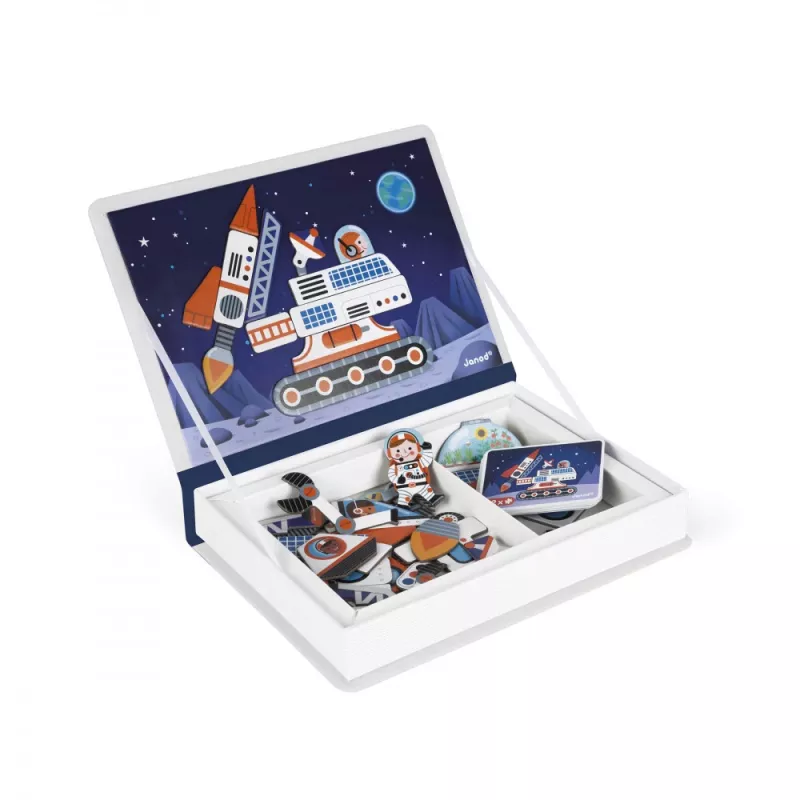 Janod Magnetibook Kosmos magnetisch leerspel - ruimtethema