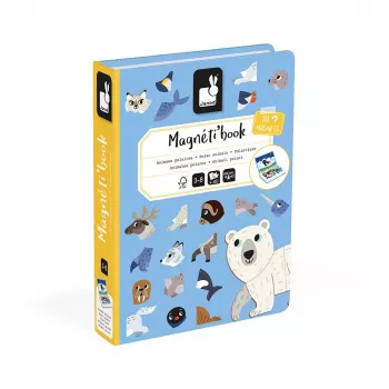 Janod Magnetibook Polar Animals magnetisch educatief speelgoed