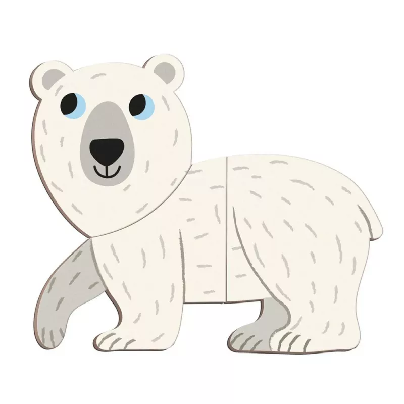 Janod Magnetibook Polar Animals magnetisch educatief speelgoed