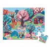 Janod Forest glow-in-the-dark puzzel met UV-lamp 24 stukjes
