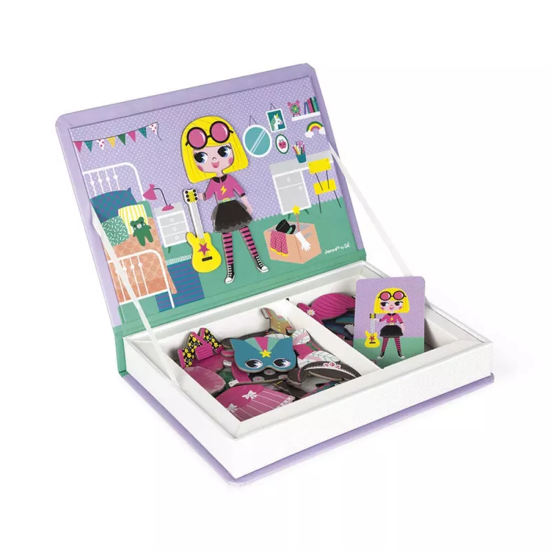 Janod Magnetibook Kostuums Meisje