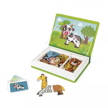 Janod Magnetibook Dieren magnetisch boekspel