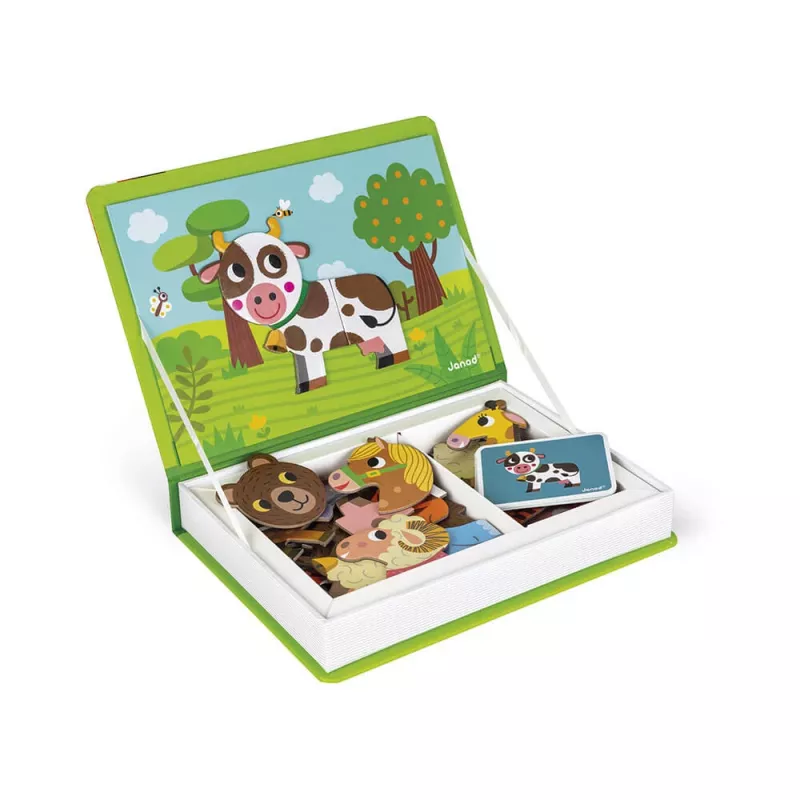 Janod Magnetibook Dieren magnetisch boekspel