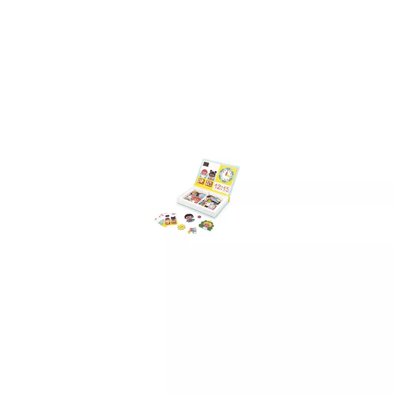 Janod Magnetibook Klok kijken magnetisch educatief spel