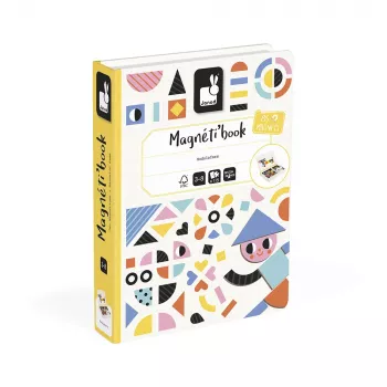 Janod Magnetibook Vormen magnetisch educatief speelgoed 43 stukjes 10 kaarten vanaf 3 jaar (uitgave 2026)