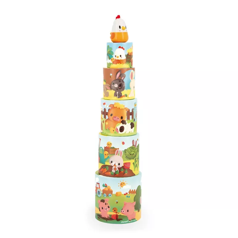 Janod Stapelpiramide boerderij kip