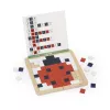 Janod houten mozaïekpuzzel symmetrie en codering 4in1 5+