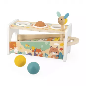 Janod Pure houten xylofoon met kogelbaan