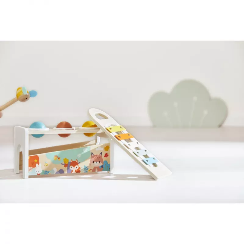 Janod Pure houten xylofoon met kogelbaan