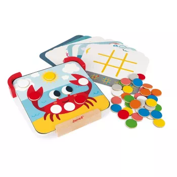 Janod magnetische houten puzzel - kleuren leren