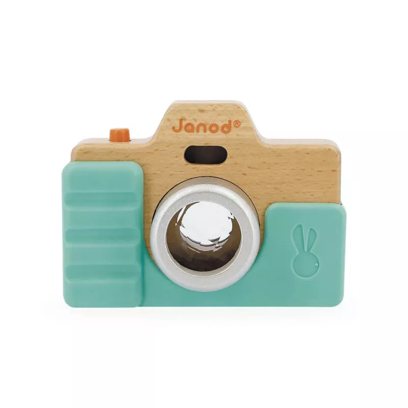 Janod houten camera met geluid en flitslicht