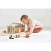 Janod Houten Garage met Figuren en Openingsmechanisme Cross Roads 2+