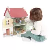 JANOD Lilliputiens Houten Poppenhuis met 15 Accessoires J06467