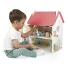 JANOD Lilliputiens Houten Poppenhuis met 15 Accessoires J06467