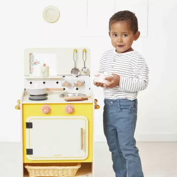 Janod Houten Speelkeuken met 10 Accessoires Shiny Grandma 3+