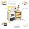 Janod Grote Houten Keuken met 19 Accessoires Shiny Grandma 3+
