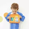 JANOD Vingerverf 5 Kleuren 400 ml Waterbasis Nontoxisch Afwasbaar Kunstverf voor Peuters vanaf 18 maanden