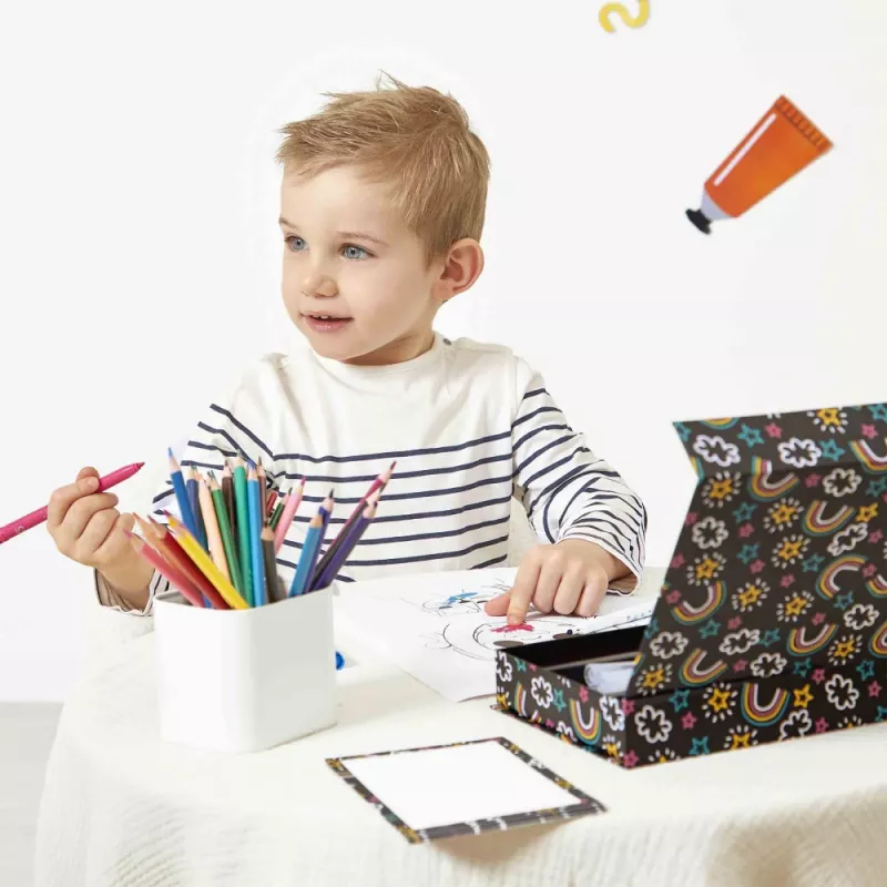 Janod Schilderdoos 42-delige Kunstset voor Kinderen vanaf 3 jaar