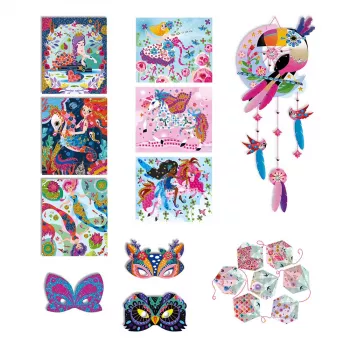 Janod Toekan creatieve knutselset - 11 decoraties