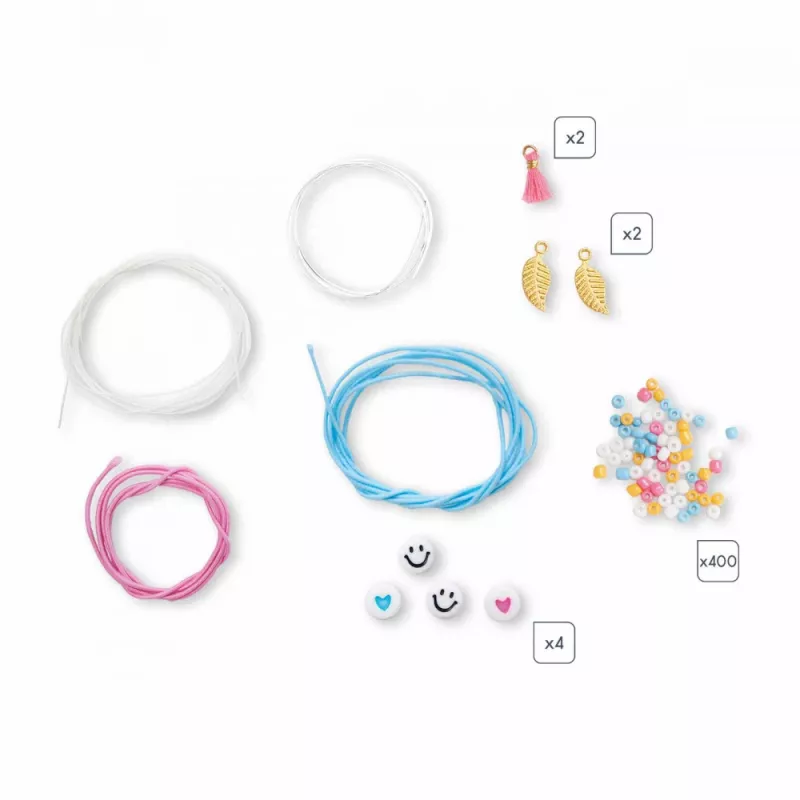 Janod DIY sieraden maken set bloemkralen 6+