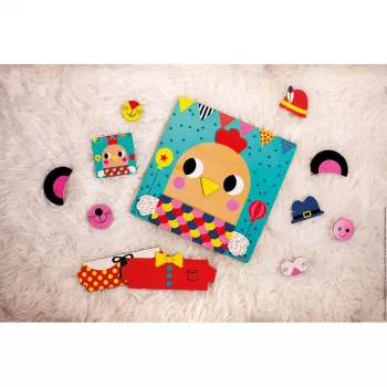 Janod Magnetische houten puzzel dieren J08035