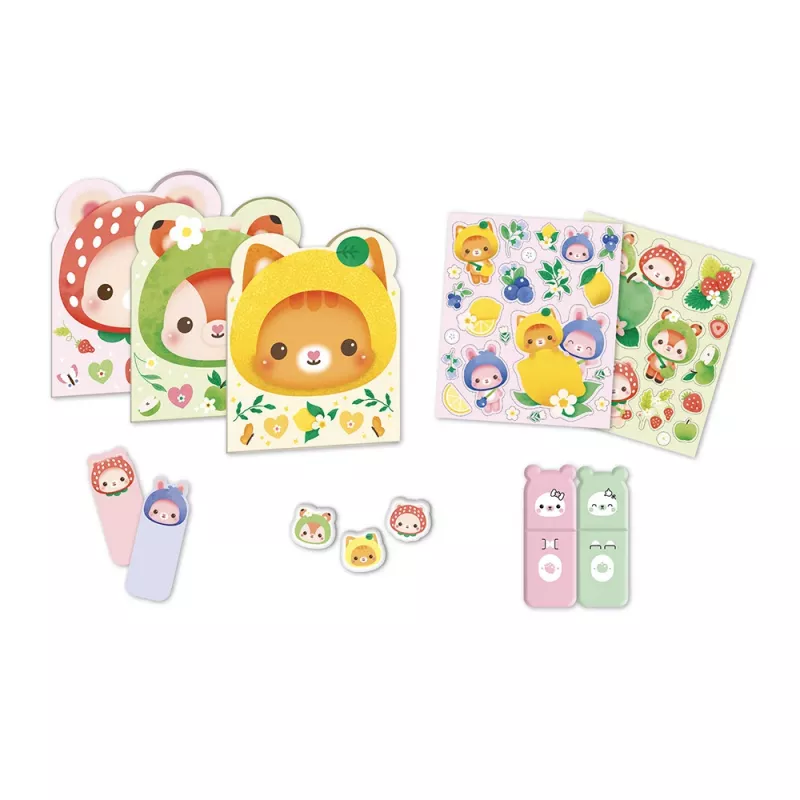 Janod Schrijfwarenset 12-delig Fruit Sweeties 6+