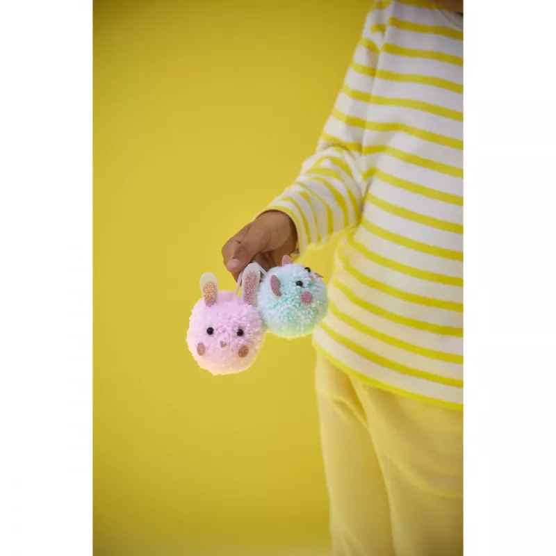 Janod Pompon knutselset - 2 kleine dieren - vanaf 7 jaar