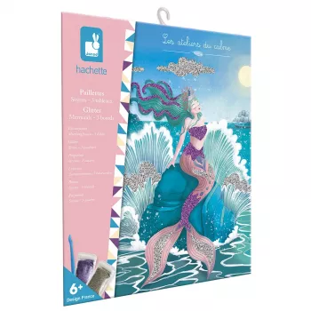Janod Creative Art Kit glitter zeemeerminnen 6+