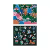 Janod Glow-in-the-Dark kristalmozaïek knutselset - Night Jungle - Creatieve activiteit voor kinderen vanaf 6 jaar