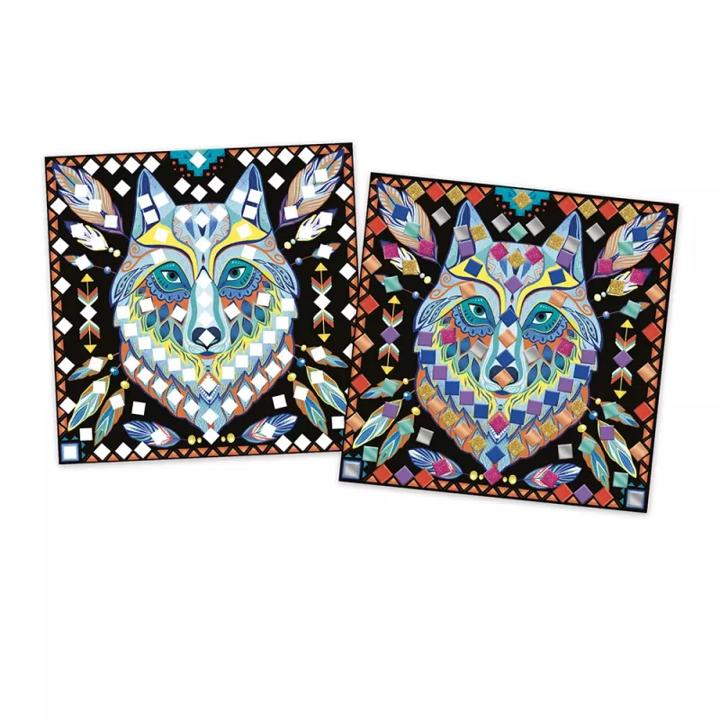 Janod Creatieve mozaïekset Mandala Party Friends 5-8 jaar