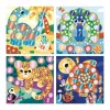 Janod My Arts & Crafts 3+ creatieve sticker kunstset met metallic ronde stickers
