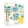Janod Waterkleurboek boerderij om steeds opnieuw te kleuren My Arts & Crafts 18m+
