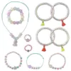 Janod Fluorescerende kralen sieraden maken set voor kinderen vanaf 6 jaar