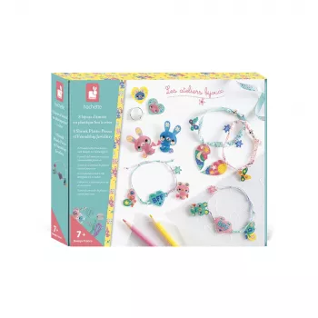 Janod Creatieve set voor het maken van vriendschapssieraden met krimpfolie 7+