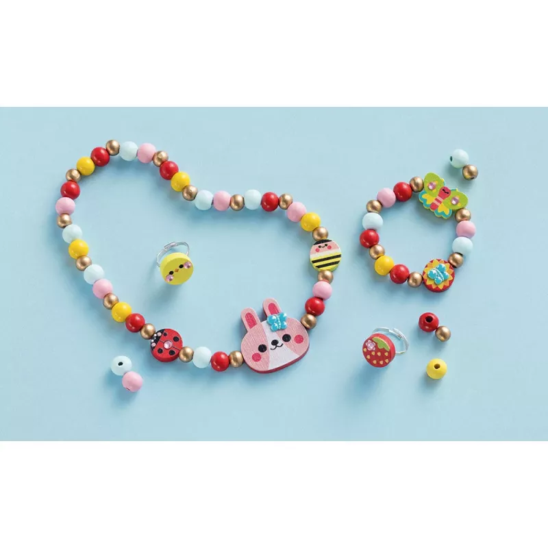 Janod Flower Garden sieraden maken set - Creatieve set voor kinderen