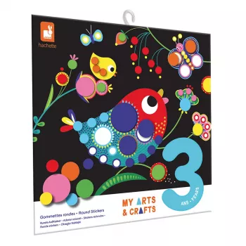 Janod My Arts & Crafts ronde stickers creatief meerkleurig set