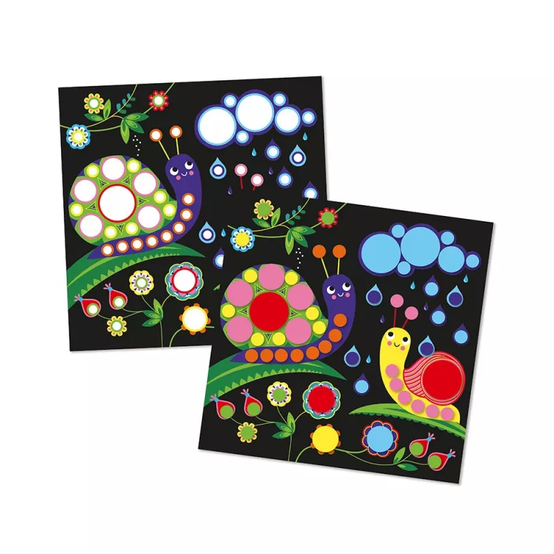 Janod My Arts & Crafts ronde stickers creatief meerkleurig set