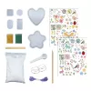 Janod Creatieve set gieten en beschilderen 16 ornamenten bloementuin 7+