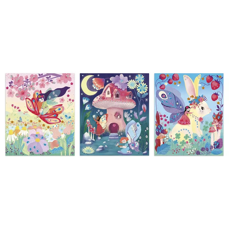 Janod Magic Fairies strasssteentjes knutselset 5+
