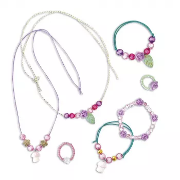 Janod Magic Fairies creatieve sieradenmaakset met opbergdoos, 6+